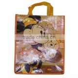 2016 ECO friendly recycle shopping bag, customized printed non woven bag
