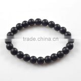 black onyx bead bracelet natural stone bracelet 2013 wholesale