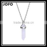 2016 Trendy Hot Style Natural Stone Bullet Necklace SMJ0140