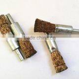 Steel Wire Type Brush With Shaft,steel Wire Cup Brush thumbnail-2