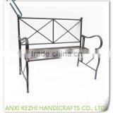 LC-77471 Hot sell outdoor street garden furniture metal iron public bench