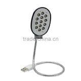 Ultra Bright USB 13 LED 13LED Light Lights Lighting Powered Flexible White Reading Lamp for Laptop Power Bank Mobile Charger Com thumbnail-4