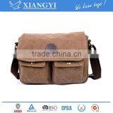 Men's Vintage Canvas Satchel School Military Shoulder Messenger Bag Work New Design in 2016