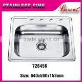 stainless steel single bowl single drain kitchen sinks pws