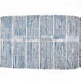 Natural Fibres Vertical Horizontal Lining Rug thumbnail-1