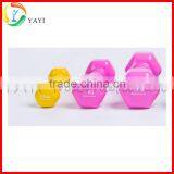 Gym Fitness Equipment Free Weight Vinyl Coated Hex Dumbbell Quality Choice thumbnail-5