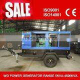 Mobile Trailer Diesel Genset With Two Wheels thumbnail-1