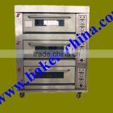 gas deck oven/gas cooker oven bakery equipment