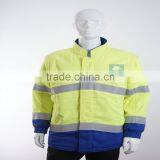 EN11612 EN20471 High Visibility Reflective Winter Safety Clothing With Fireproofing and Antistatic thumbnail-1
