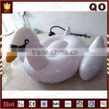 2015 Newest Creative Game Water Floating Inflatable Swan Toy for Fun thumbnail-3