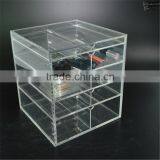 Wholesale Hot Sale Professional Acrylic Clear Cube Makeup Organizer Drawer thumbnail-4