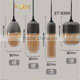 ST-5359-D Sunbelt Sputnik Santa Claus Head Light Clear Glass Pendant Lamp thumbnail-2