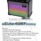 Popular Portable Disco Light 8 Patterns Flashing Light Speaker Multi-Color Bluetooth Technics Speaker thumbnail-3