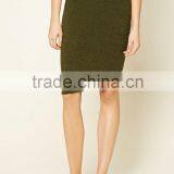 New Arrival Elegant Bodycon Mature Lady Pencil Midi Skirt thumbnail-5