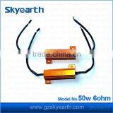 2x Load Resistor 50W 6-Ohm Fix LED Hyper Flash Fast Blink Turn Signal OBC Sales Quality Choice thumbnail-2