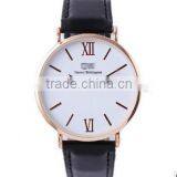 2016 Top Best Selling Fashion Men Gift Leather Band Japan Movement Quartz Watches thumbnail-2