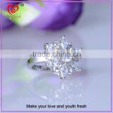 Wholesale Cheap New Design Fancy Ring Ladies' Fancy Jewelry Ring White Gold Plated Fancy Ring thumbnail-1