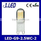 Ceramic Body With pc Cover Mini g9 Led Light Bulb