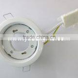 Led Lamp Holder Gx53 Gu10 Mr16 Holder Round Shape Silver Plating Fixture Holder Easy to Install High Quality 3 Years Warranty thumbnail-1