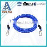 YIWU Factory Stretchy Spring Coiled Strap Lobster Clip Retractable Spiral Coil Cable/Tool Lanyard thumbnail-1