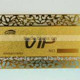 Brass Custom VIP Business Cards, Membership Cards
