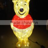 Christmas 3D Iron Bear design decor led motif light LED Light Motif