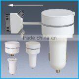 Hot Selling Portable Retractable Multi Usb Car Charger With Cable for IPhone 5 4, IPad, Mobile Phone Supplier's Choice thumbnail-5