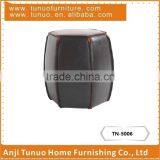 TN-5006, Stool With Breath Brown PU Learther