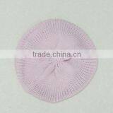 TYH1104 Fashion Pink All Acrylic Knitted Hat for Little Girl