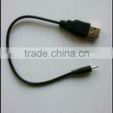 factory price 1ft dc to usb charging cable for mobile or earphone