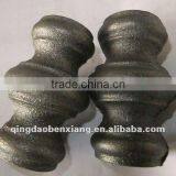 Central Column Forged Iron Collar Decoration of Fence Gate