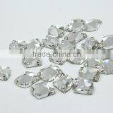 Factory Price Polygon Shape Crystal Sew on Glass Stone for Sewing Dress thumbnail-3