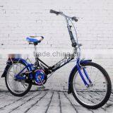 20-inch V Brake Folding Bicycle High-carbon Steel Folding Bike Woman thumbnail-5