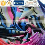 Hot Sale Baisic 80GSM Polyester Rainbow Print Fabric, Chiffon Fabric in China