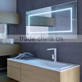 New style acrylic backlit LED bathroom mirror with 6000K LED lighting