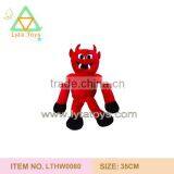 Cuddly Plush Halloween Red Monster thumbnail-1