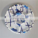 SM1-2118ZY-B Clear Eco-friendly Packaging PS Round Party Tray thumbnail-4