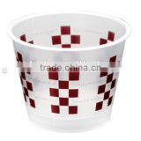 CH102 food grade PP 5oz jelly packing platic box cups with printing ice cream cups in PP material wholesale