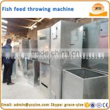 Fish farm feeder fish feed spraying machine applied in floating fish food