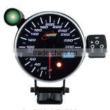 115mm White & Amber & Blue LED Speedometer Gauge With Warning & Peak Recall thumbnail-1