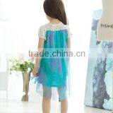 Hot Sale Frozen Party Child Skirt, Blue Color Cosplay Costume, Girl Skirt thumbnail-3