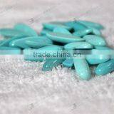 Hot Sale Blue Turquoise, Gemstone Pear Cabochons for Jewelry Setting thumbnail-5