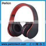 PB04B Stretchable and Folding Bluetooth Headset for Both Ears With Wireless/wired Headphone, MP3 Player and FM Radio
