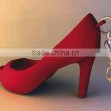 Custom 3d Stereoscopic High Heels Soft Pvc Keychain/Simulation High Heels Keychain thumbnail-2
