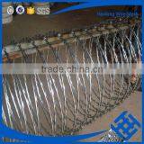 450mm Coil Diameter Concertina Electric Galvanized/hot-dipped Galvanized Razor Barbed Wire thumbnail-3