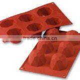 6 Diamond Pastry Baking Moulds