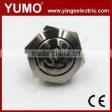 LA19-AJS 19mm 250V Led Momentary Elevator Equipment Pushbutton Switch Metal Push Button Bell Push Button thumbnail-5