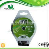 Hydroponics Garden Twist Tie/Indoor Garden Plastic Twist Tie/green Plastic Twist Tie thumbnail-1