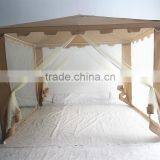 3x3m Green Polyester Gazebo With Mosquito Net thumbnail-2