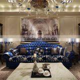 Italy Innovative Style Individual Character and Fashionable Chesterfild Bright Blue Sofa Set thumbnail-6